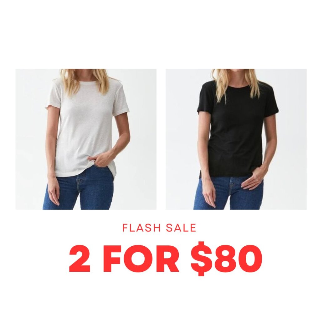 Michael Stars One Size Slub Crew Neck